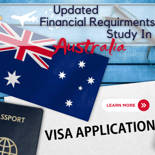 Australia new financial requirements update for Study visa
