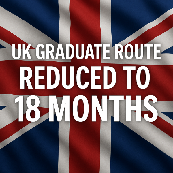 UK Cuts Graduate Route Visa to 18 Months: What International Students Must Know Now