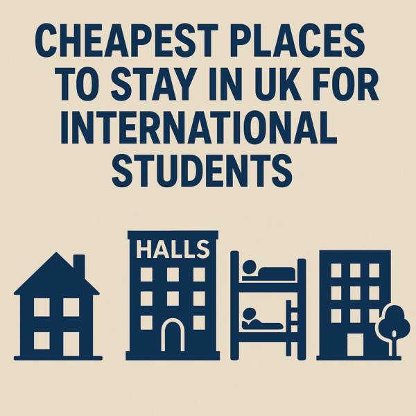 Cheapest places to stay in UK for international students