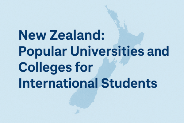 New Zealand Popular Universities and Colleges for international students