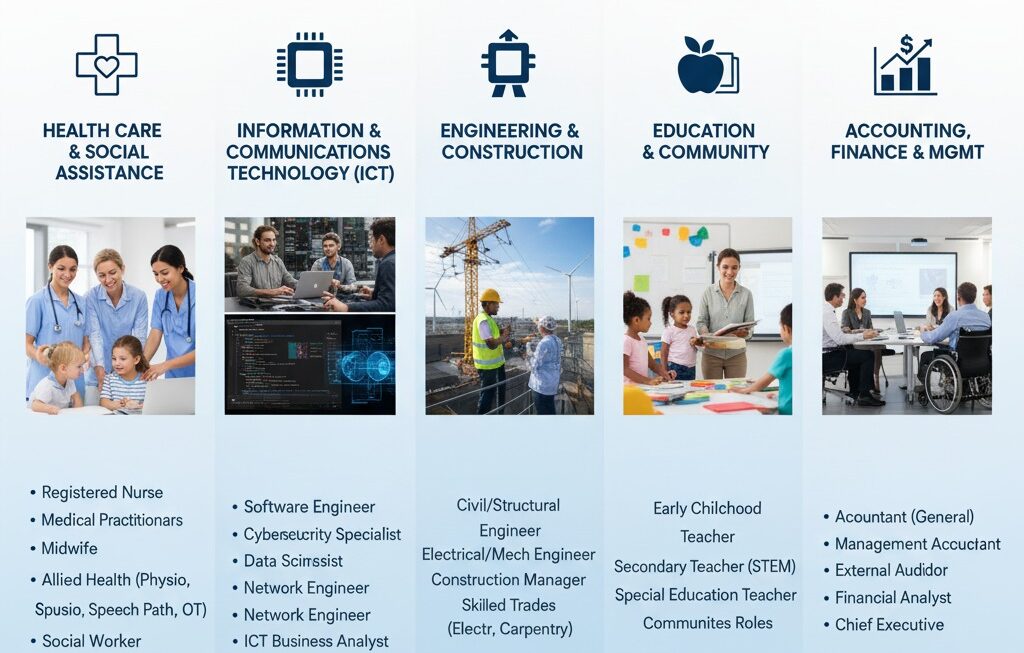 Key Skilled Occupation Categories for International Graduates - Australia